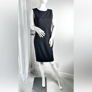 Calvin Klein White Sheath Midi Dress Cocktail